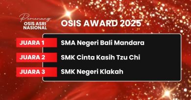 OSIS SMKN Klakah Raih Juara 3 OSIS Award 2025 Tingkat Nasional