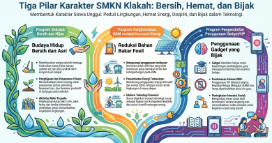 SMKN Klakah Dukung Program Cabang Dinas Pendidikan: Wujudkan Sekolah Bersih, Hemat Energi, dan Tertib Digital