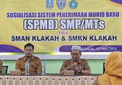 Sosialisasi Sistem Penerimaan Murid Baru (SPMB) Tahun 2026 di Aula SMKN Klakah