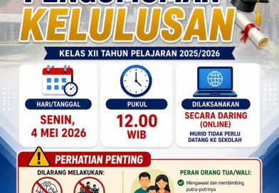 PENGUMUMAN KELULUSAN PESERTA DIDIK SMK NEGERI KLAKAH TAHUN 2026