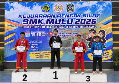 Siswa SMKN Klakah Raih Juara 1 Kejuaraan Pencak Silat SMK MULU 2026